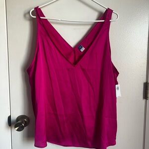 Brand New Old Navy Hot Pink Sleeveless Top!